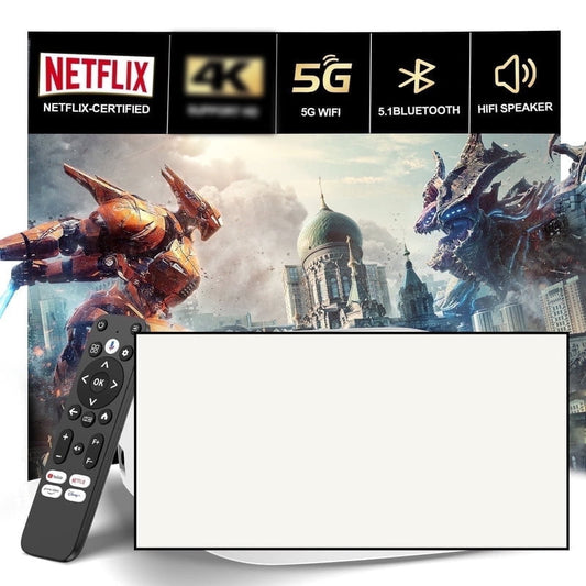 1080P Mini Projector, White