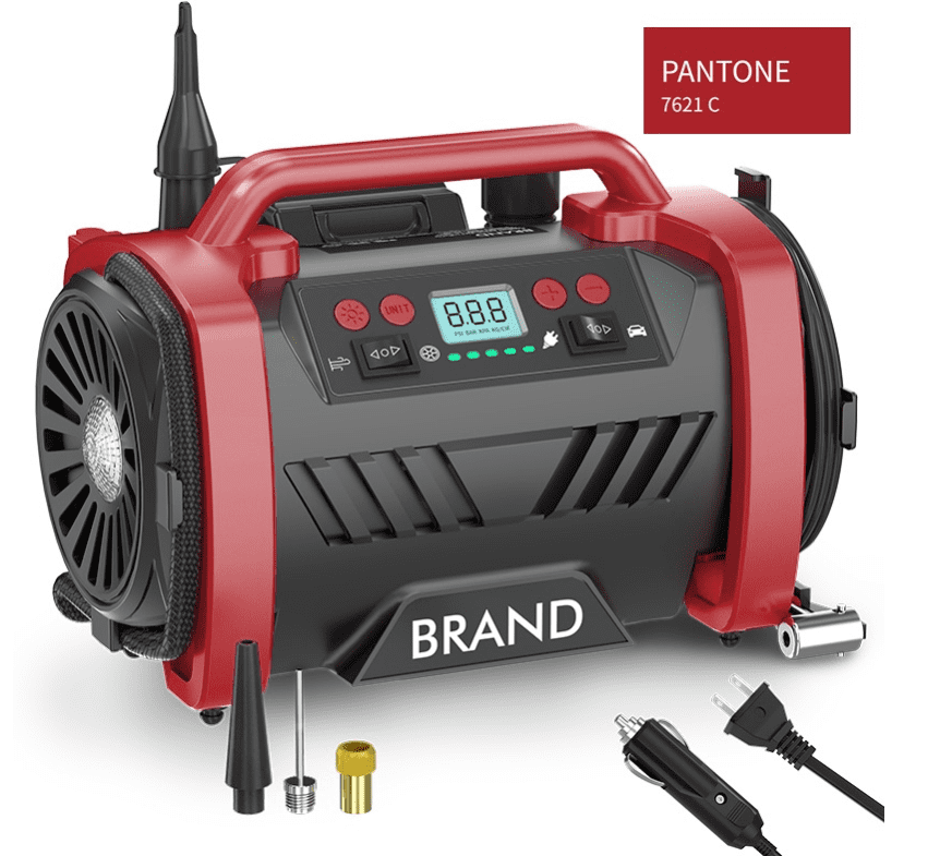150 PSI Car Tire Air Pump with Dual Metal Motors