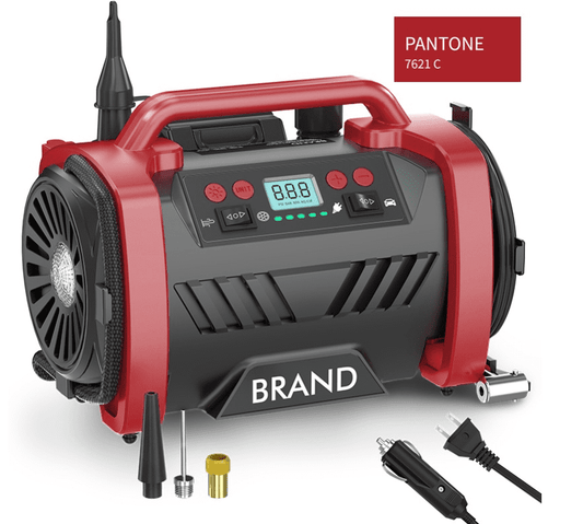 150 PSI Car Tire Air Pump with Dual Metal Motors